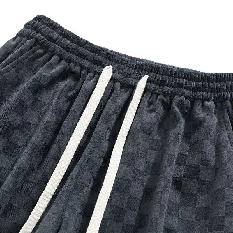 Karierte Cord-Sweatpants für Herren - Image 12