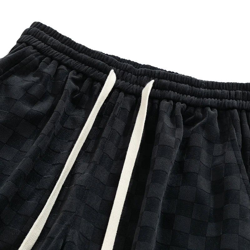 Karierte Cord-Sweatpants für Herren - Image 16