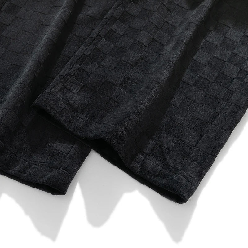 Karierte Cord-Sweatpants für Herren - Image 17