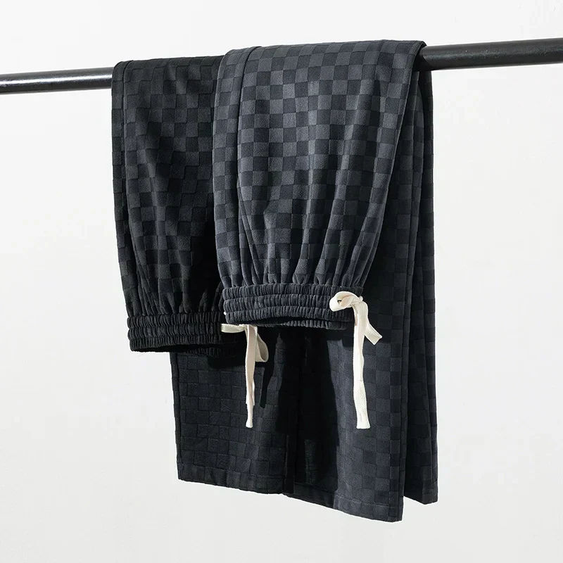 Karierte Cord-Sweatpants für Herren - Image 19