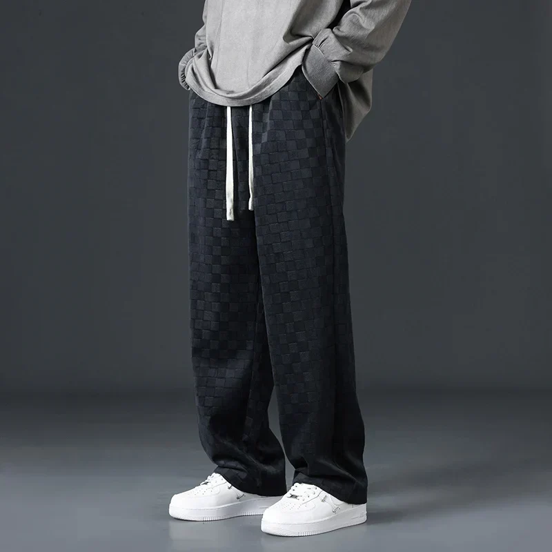 Karierte Cord-Sweatpants für Herren - Image 21
