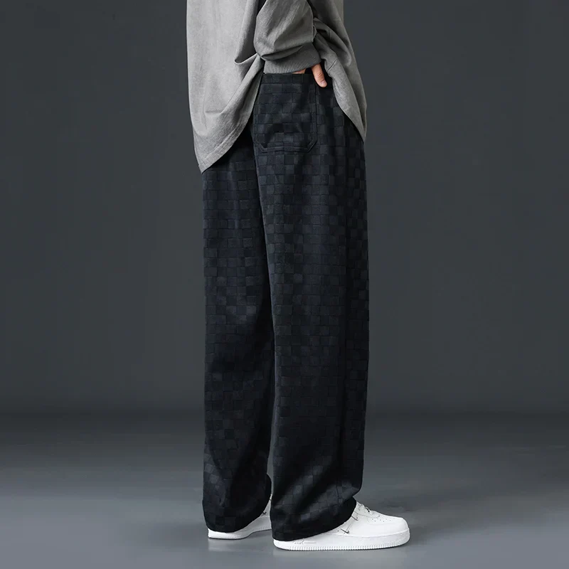 Karierte Cord-Sweatpants für Herren - Image 8