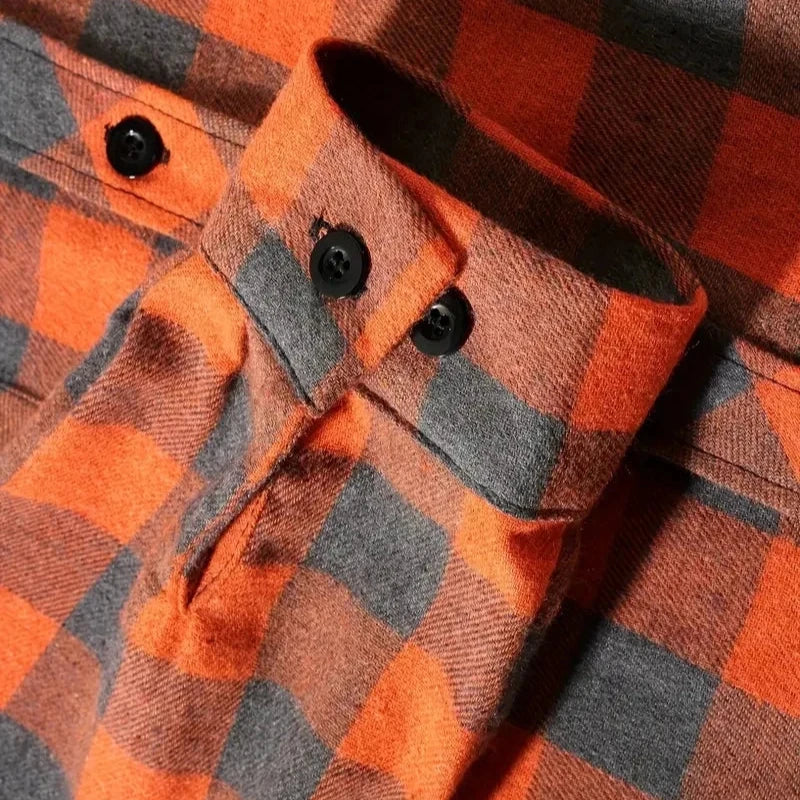 Karierte Kapuzenjacke für Herren - Image 3