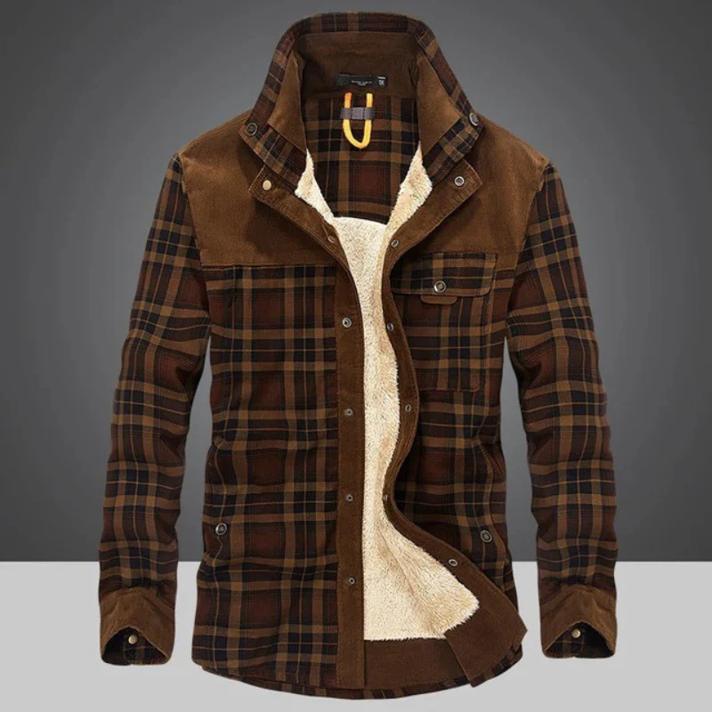 Karierte Vintage-Jacke für Herren | Winter - Image 4