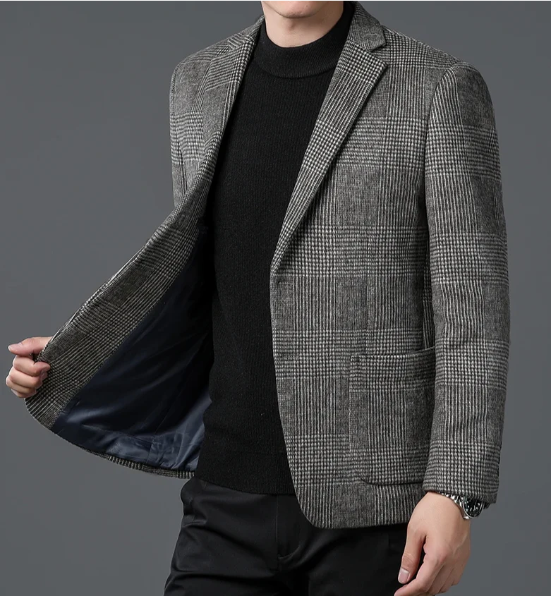 Karierten Blazer für Herren - Image 3
