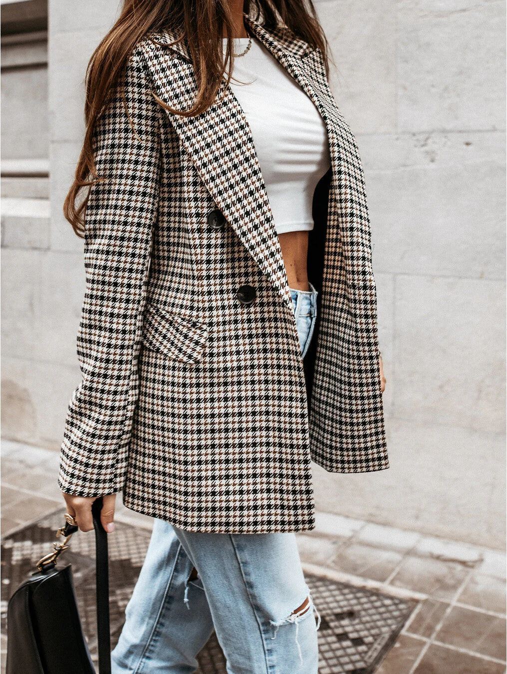 Karierter Blazer für Damen - Image 2