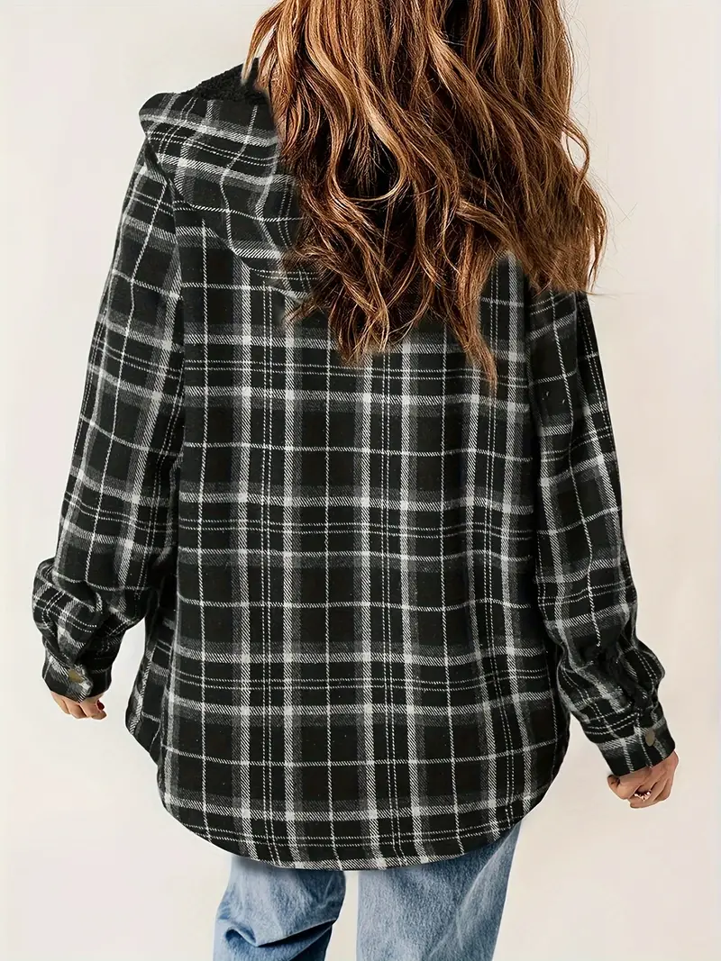 KARIERTER TEDDY FLEECE - Image 5