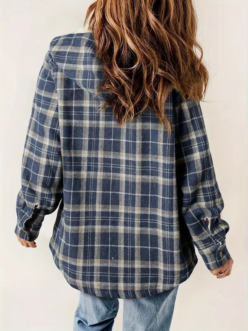 KARIERTER TEDDY FLEECE - Image 6