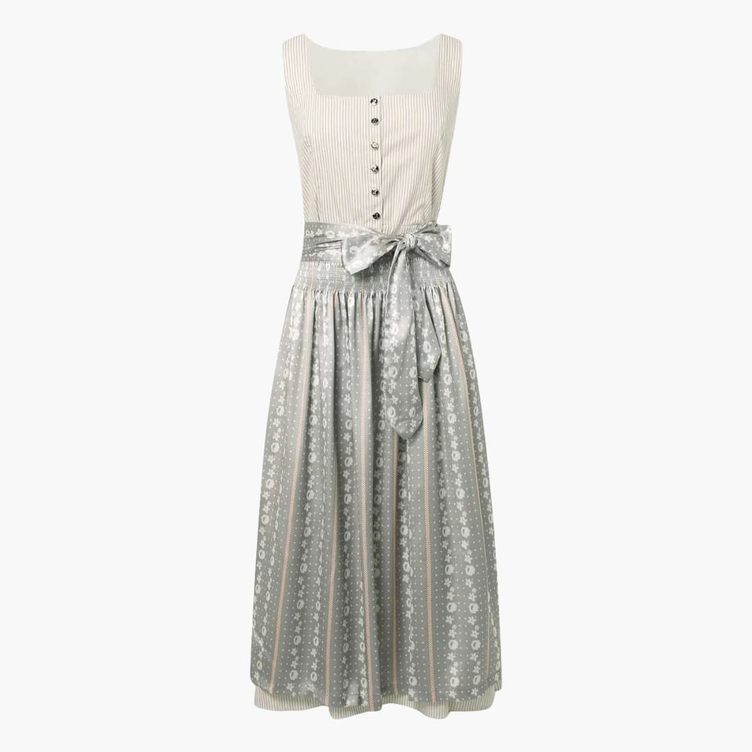 Kariertes Dirndl kleid mit Schürze für Damen - Oktoberfest 2025 - Image 2