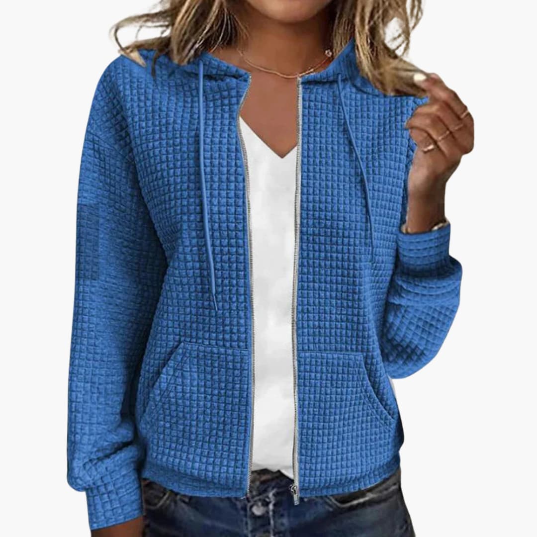 Kariertes Jackett für Damen - Image 4