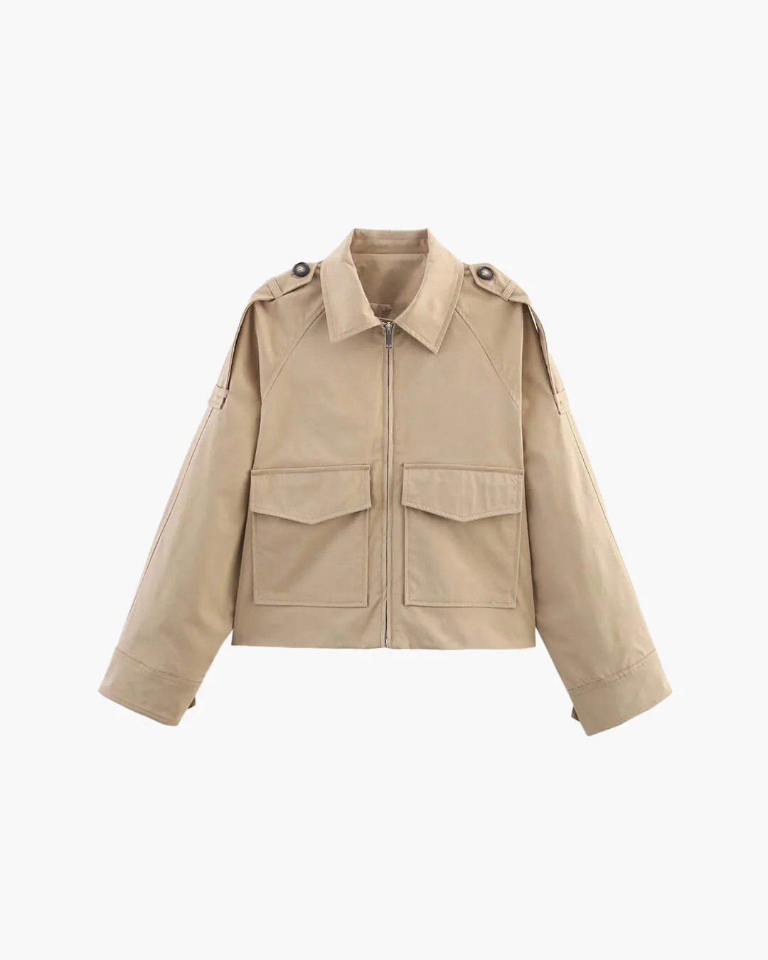 Karine | Kurz geschnittener Trenchjacke - Image 12