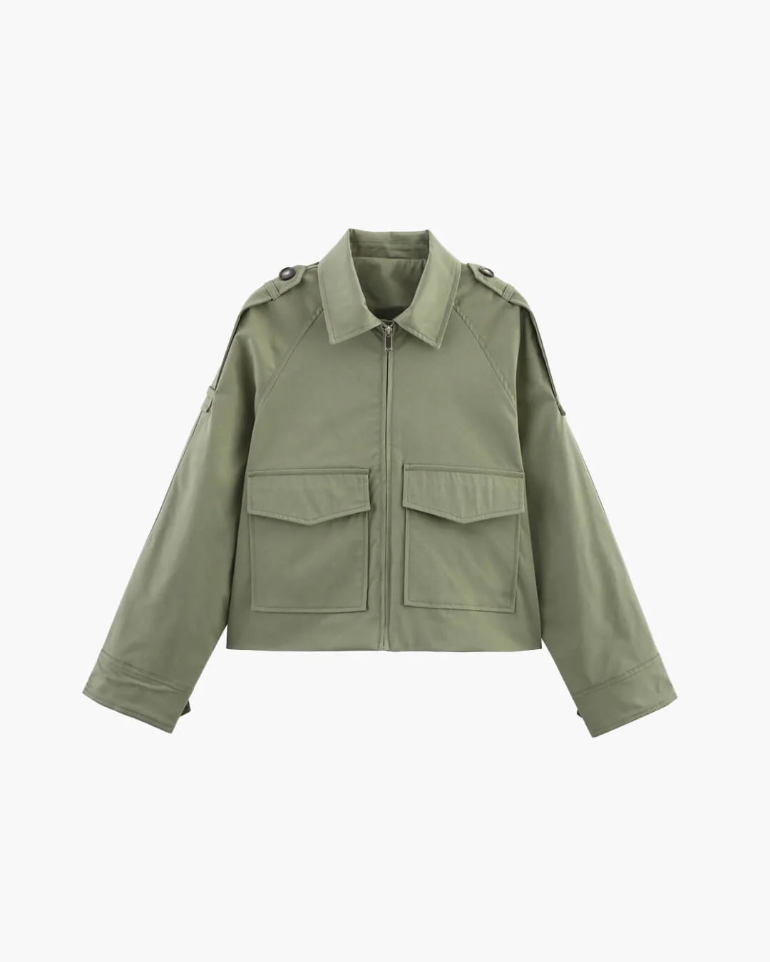 Karine | Kurz geschnittener Trenchjacke - Image 13