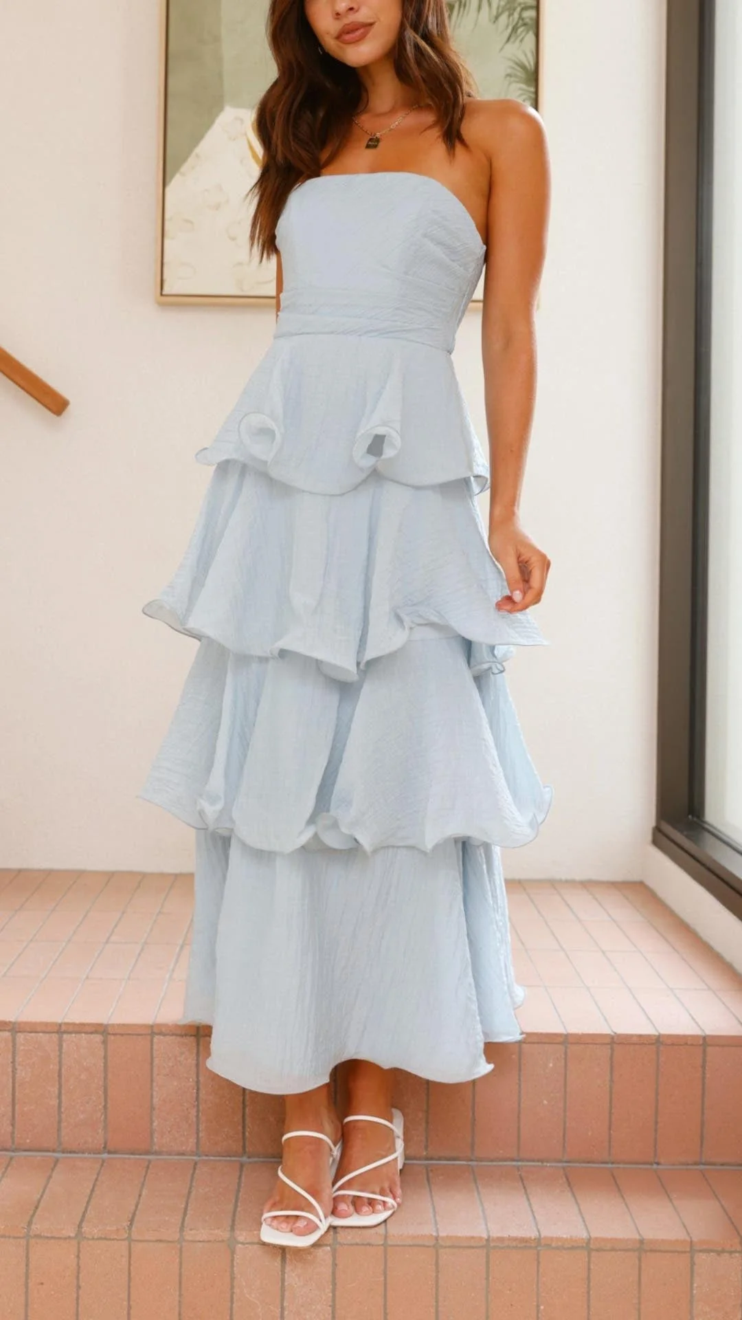 Kate - Maxikleid mit gestuften Rüschen - Image 7