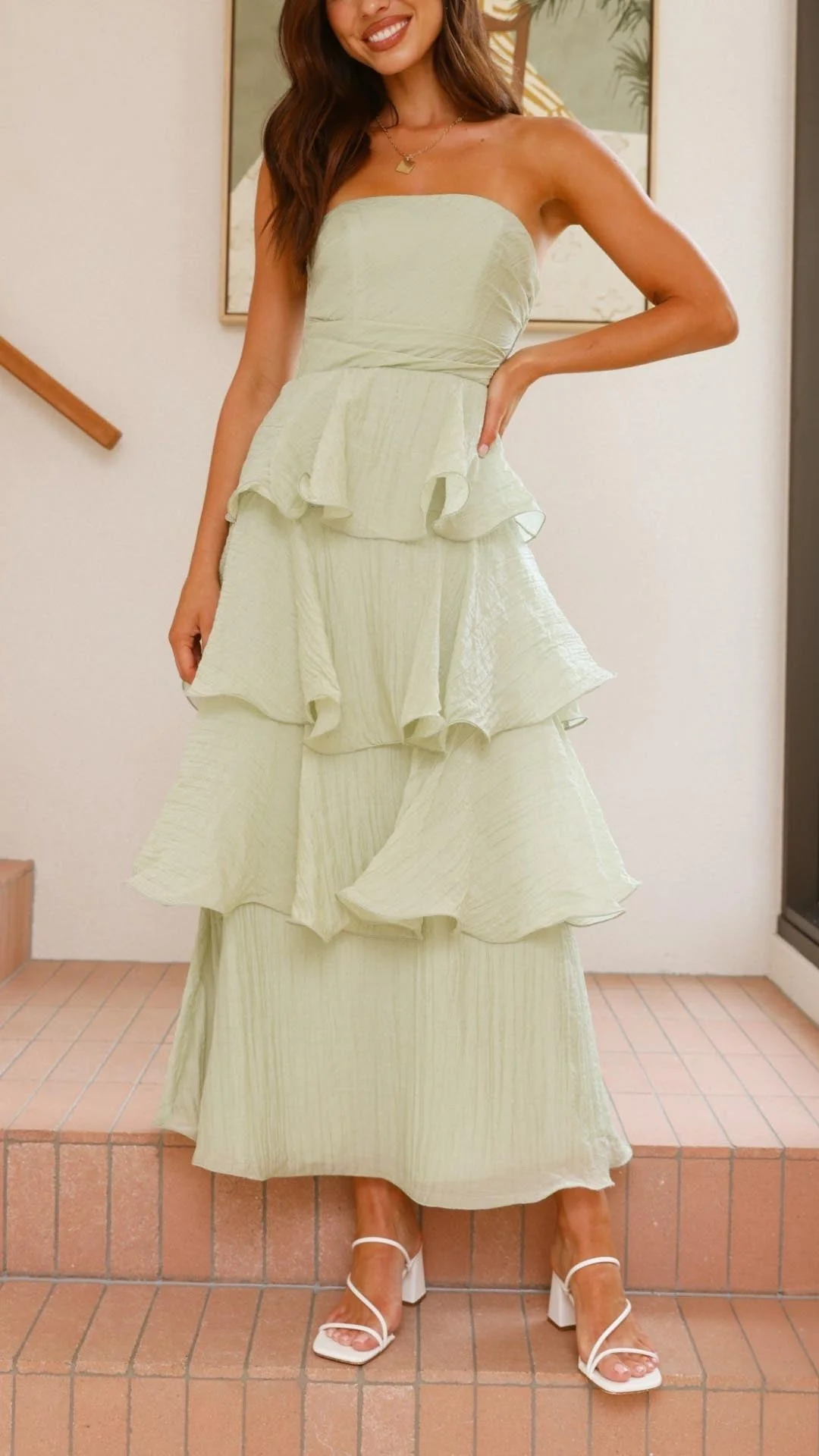 Kate - Maxikleid mit gestuften Rüschen - Image 8