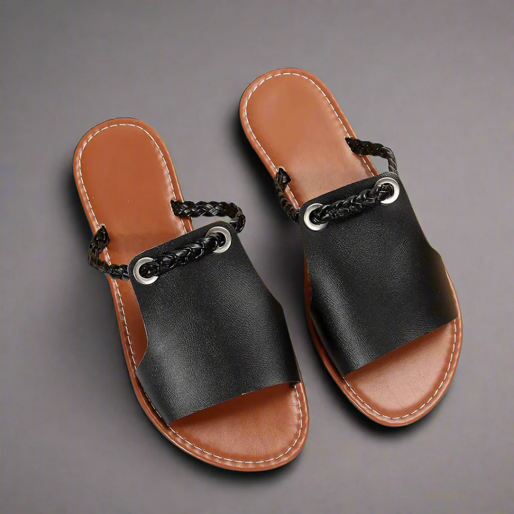 Katelina | Handgefertigte flache Sandalen aus Premium-Material - Image 4