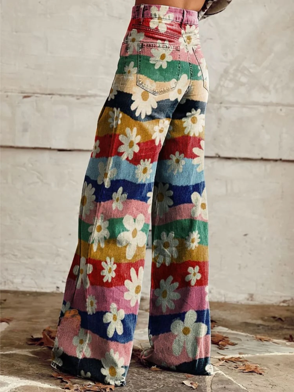 KATHERINE™ | RETRO BLUMENWEITE-HOSEN - Image 2