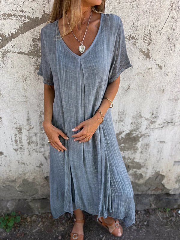 Kathy | Midi-Kleid mit V-Ausschnitt - Image 7