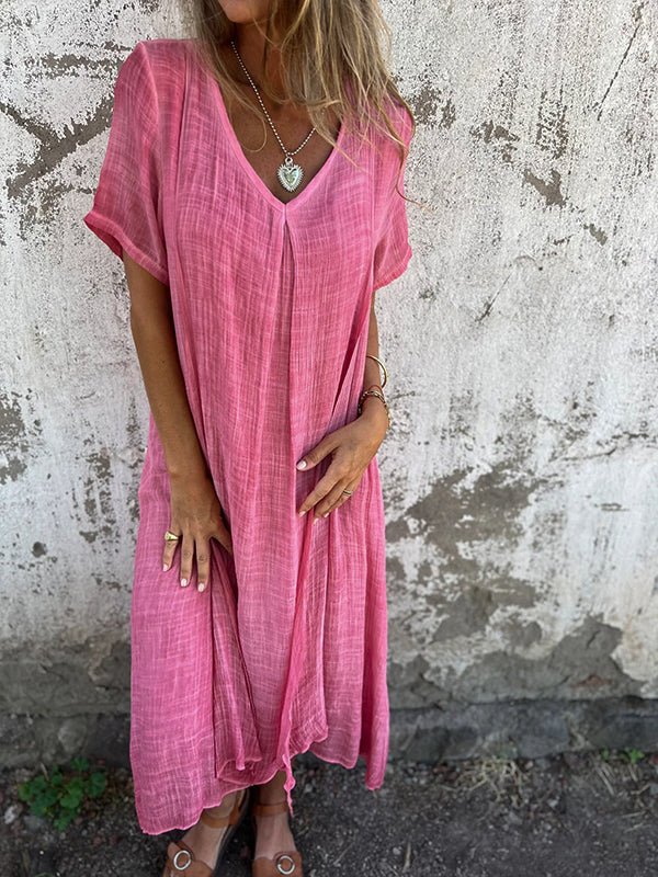 Kathy | Midi-Kleid mit V-Ausschnitt - Image 8