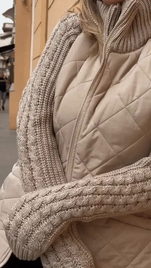 Katrin | Patchwork Jacke mit Stehkragen - Image 11