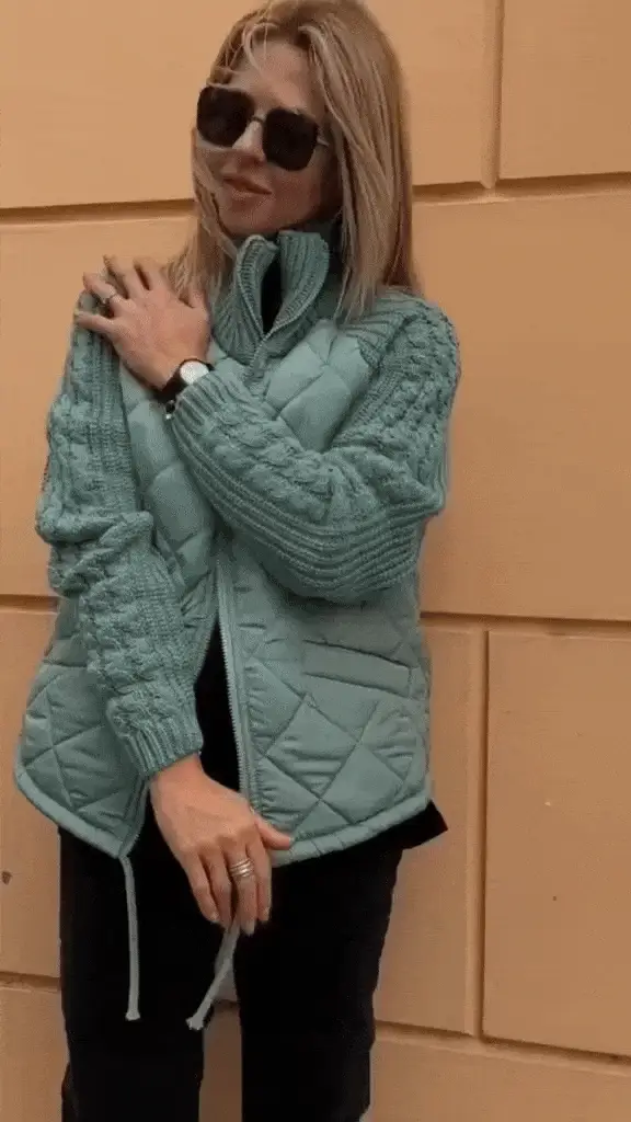 Katrin | Patchwork Jacke mit Stehkragen - Image 12