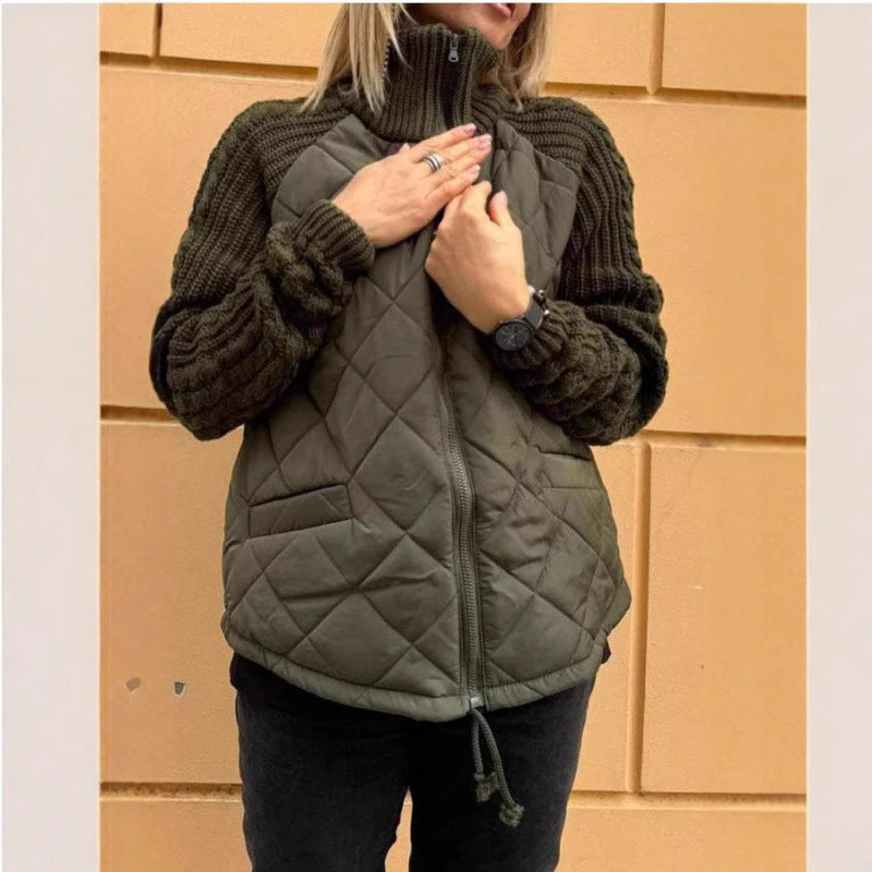 Katrin | Patchwork Jacke mit Stehkragen - Image 7