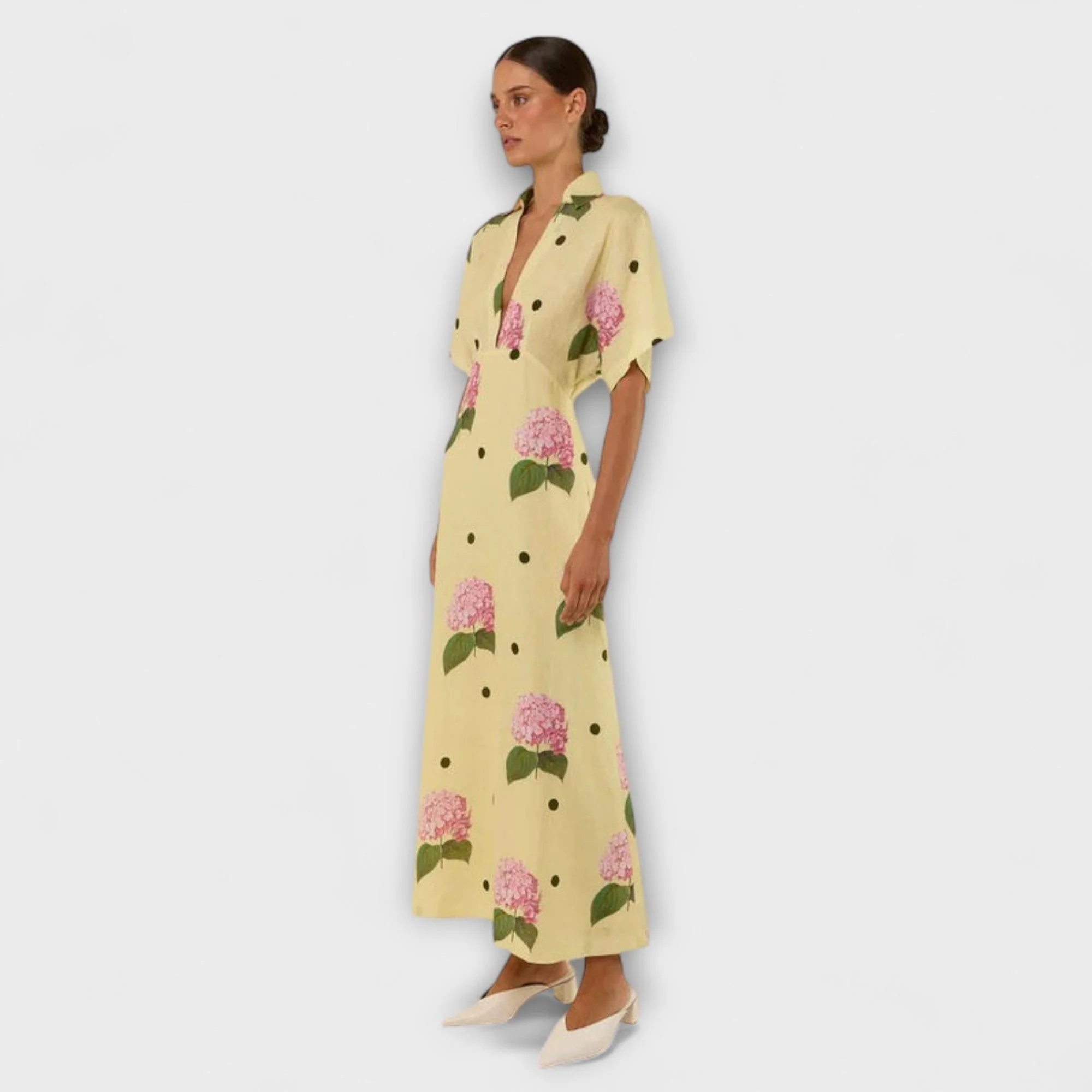Kayla - Langes, Fließendes Kleid - Image 2