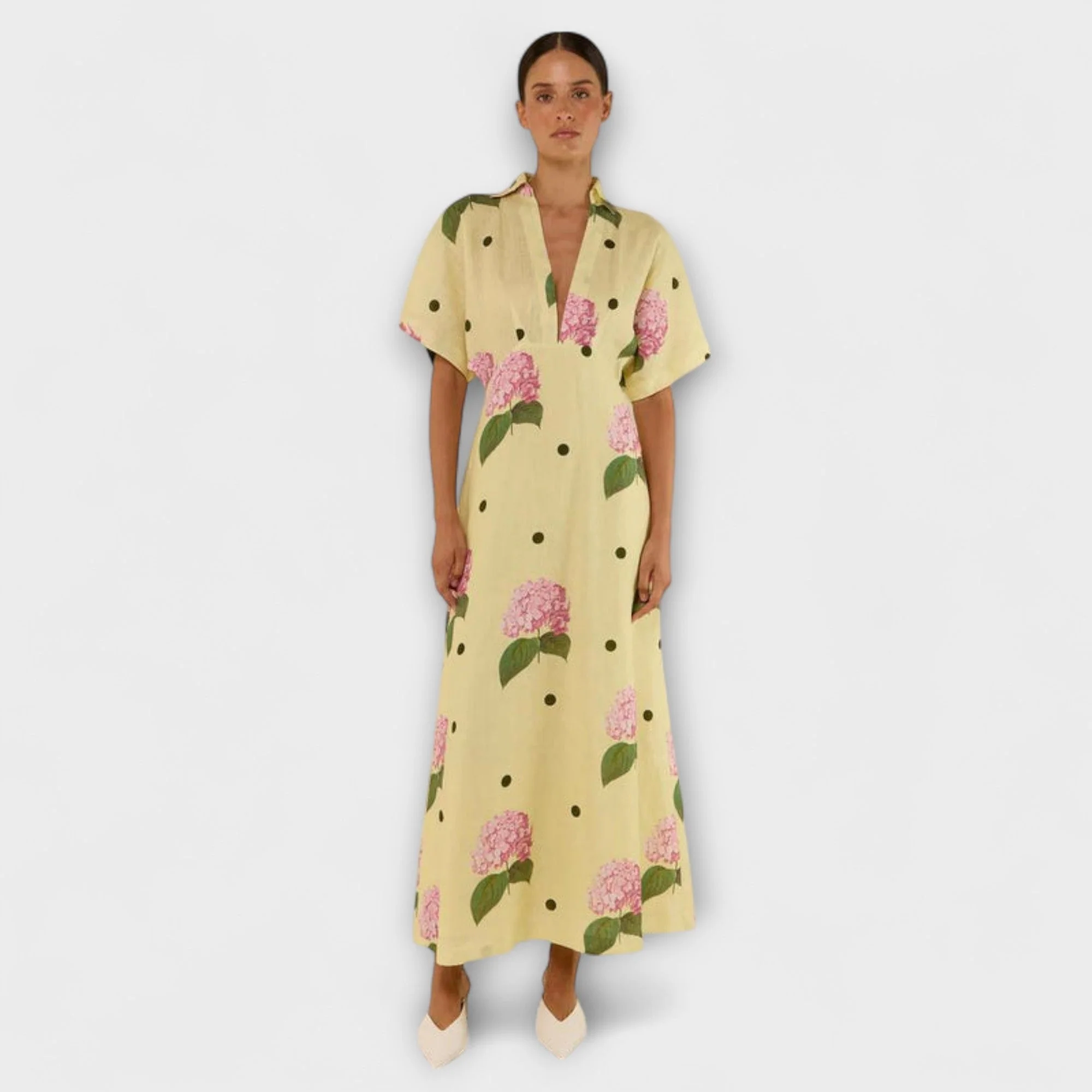 Kayla - Langes, Fließendes Kleid - Image 5
