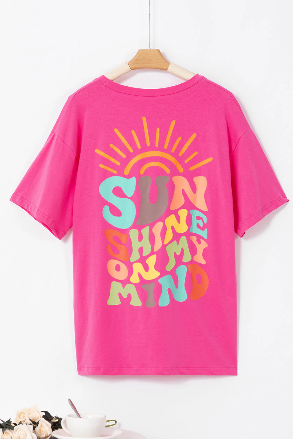 Kayleigh- SUN SHINE ON MY MIND Rundhals T-Shirt - Image 2
