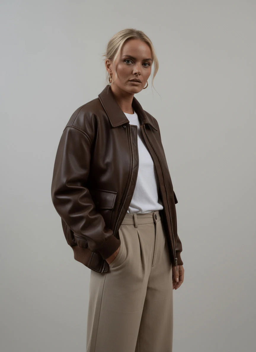Kayna| Vintage-Jacke aus Altleder - Image 2