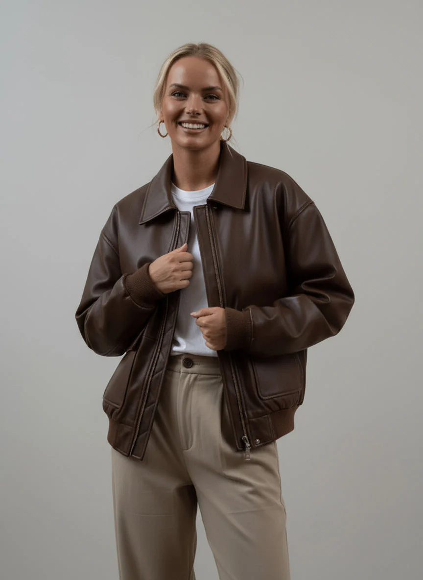 Kayna| Vintage-Jacke aus Altleder - Image 3