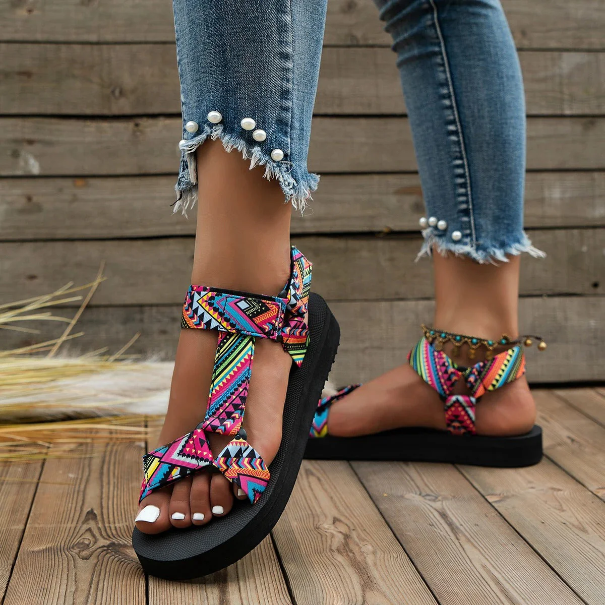 Keira | Strand-Sandalen im Boho-Stil für Frauen - Image 2