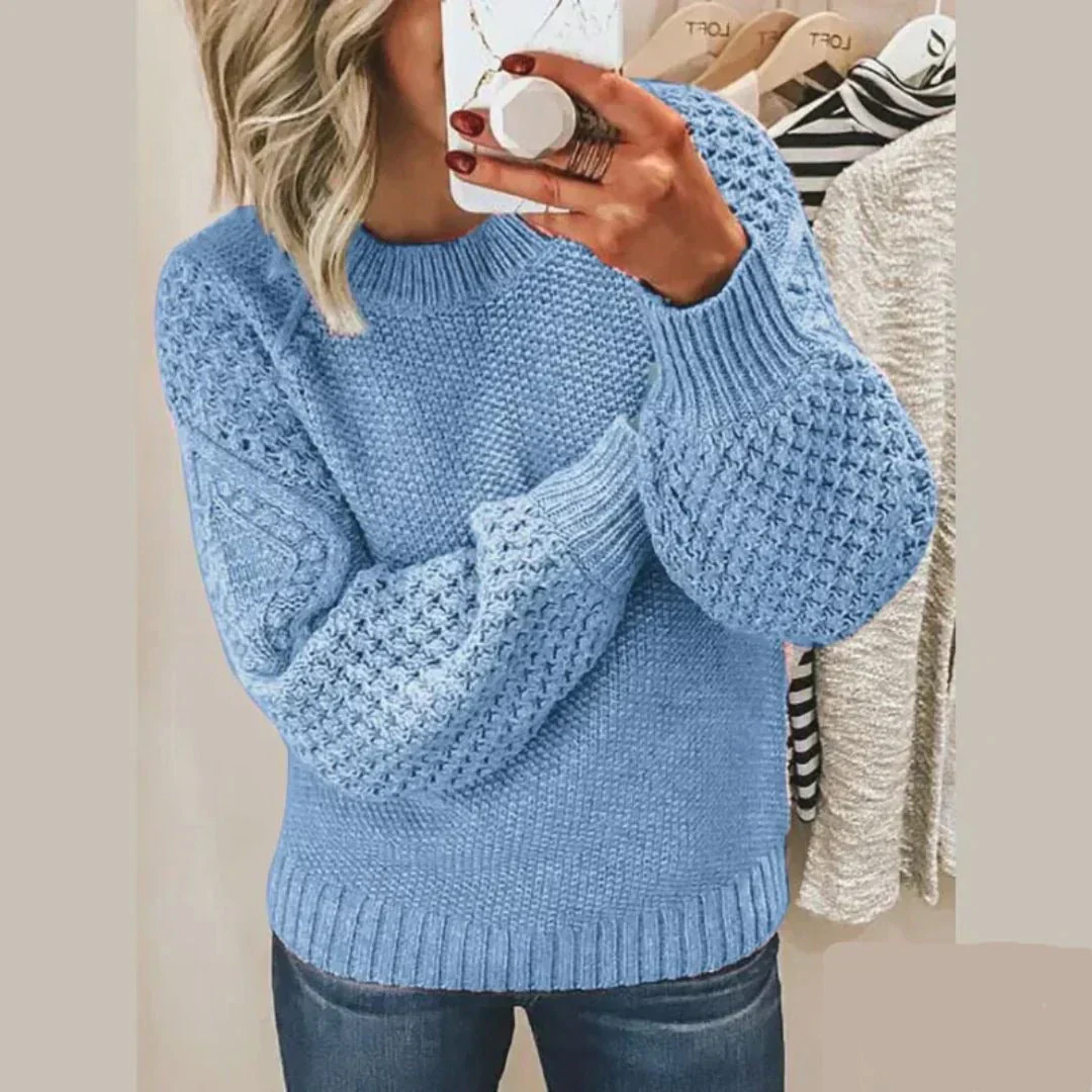 Kelly - Klassischer Wollpullover - Image 2