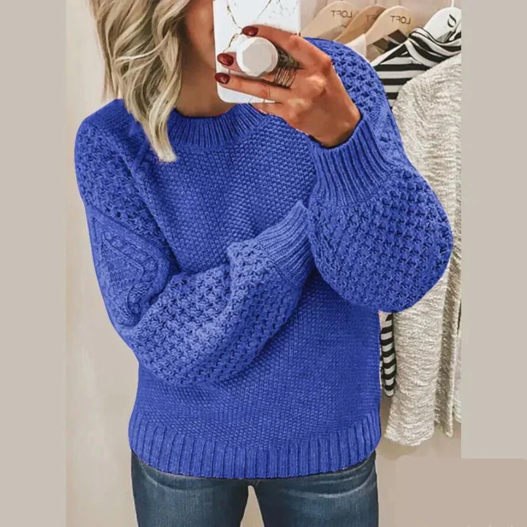 Kelly - Klassischer Wollpullover - Image 4