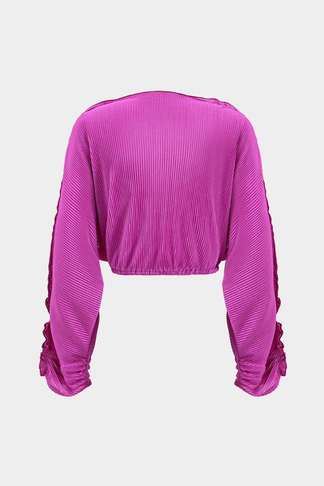 Kendall | Elegantes Plissee-Zweiteiler-Set mit Crop-Top & Weithose - Image 2