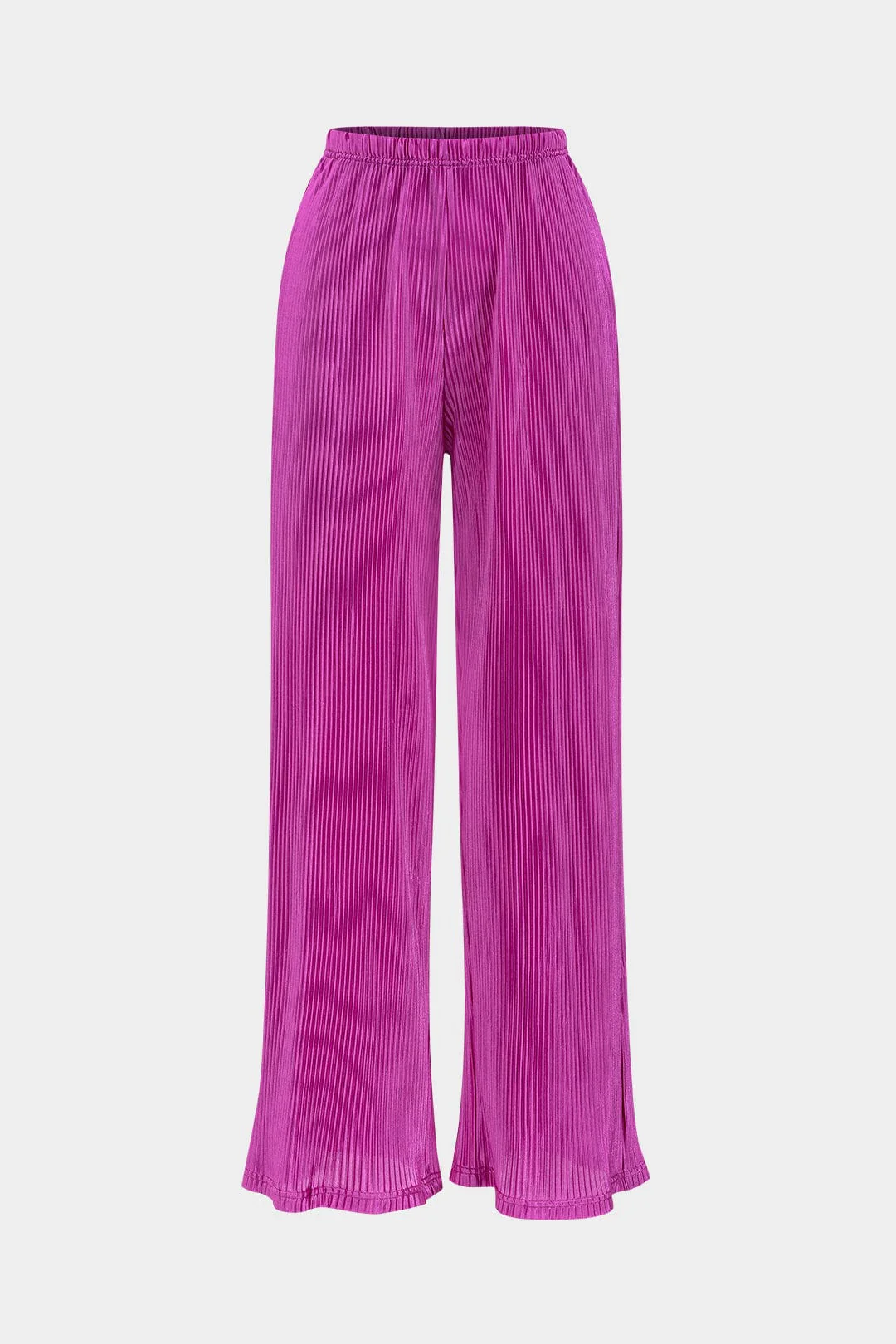 Kendall | Elegantes Plissee-Zweiteiler-Set mit Crop-Top & Weithose - Image 3