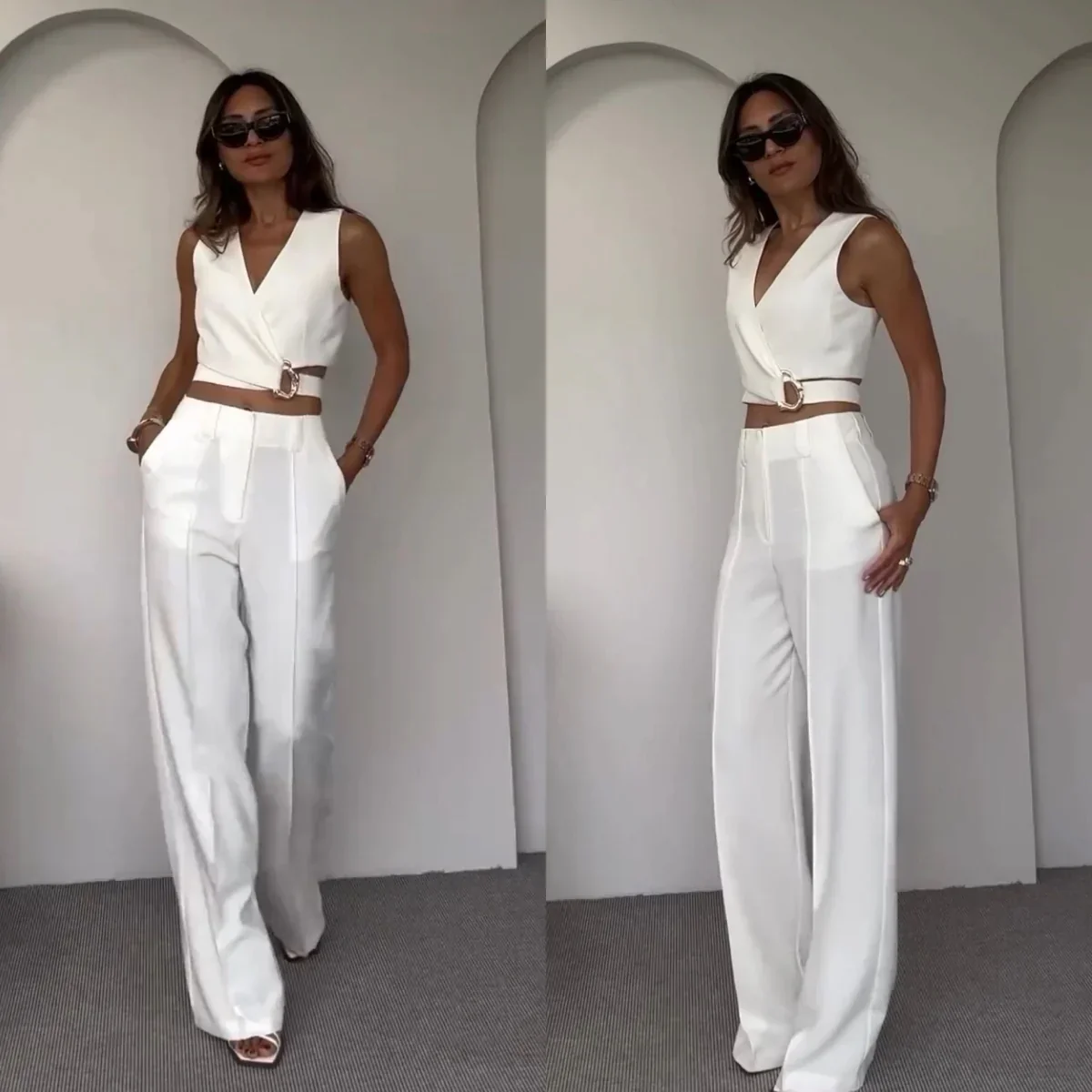 Kendra - Elegantes zweiteiliges Set mit Statement-Schnalle - Image 2