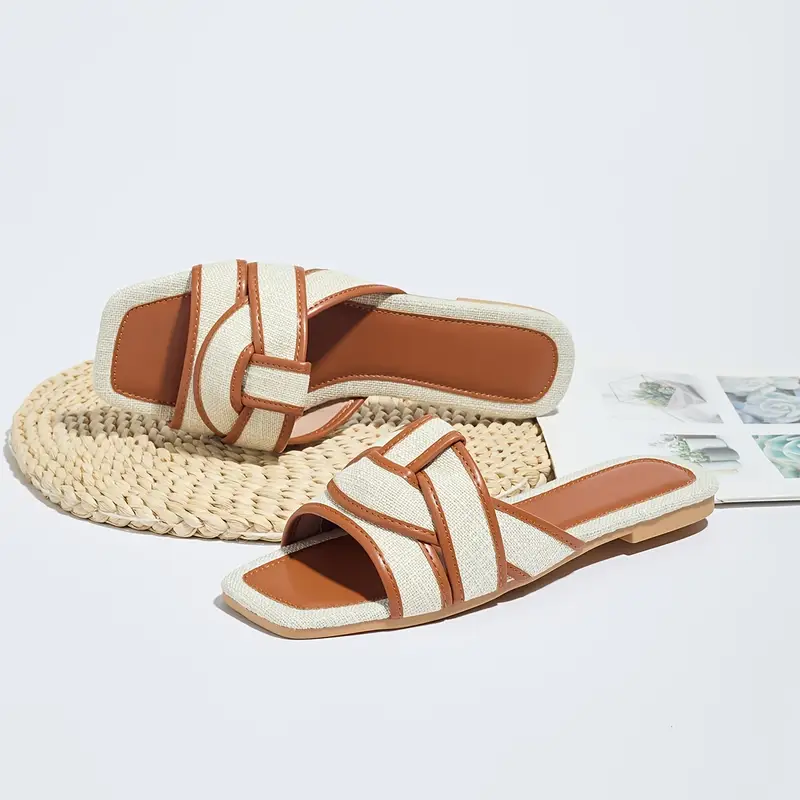 Keoka – Stylische flache Slide-Sandalen - Image 3