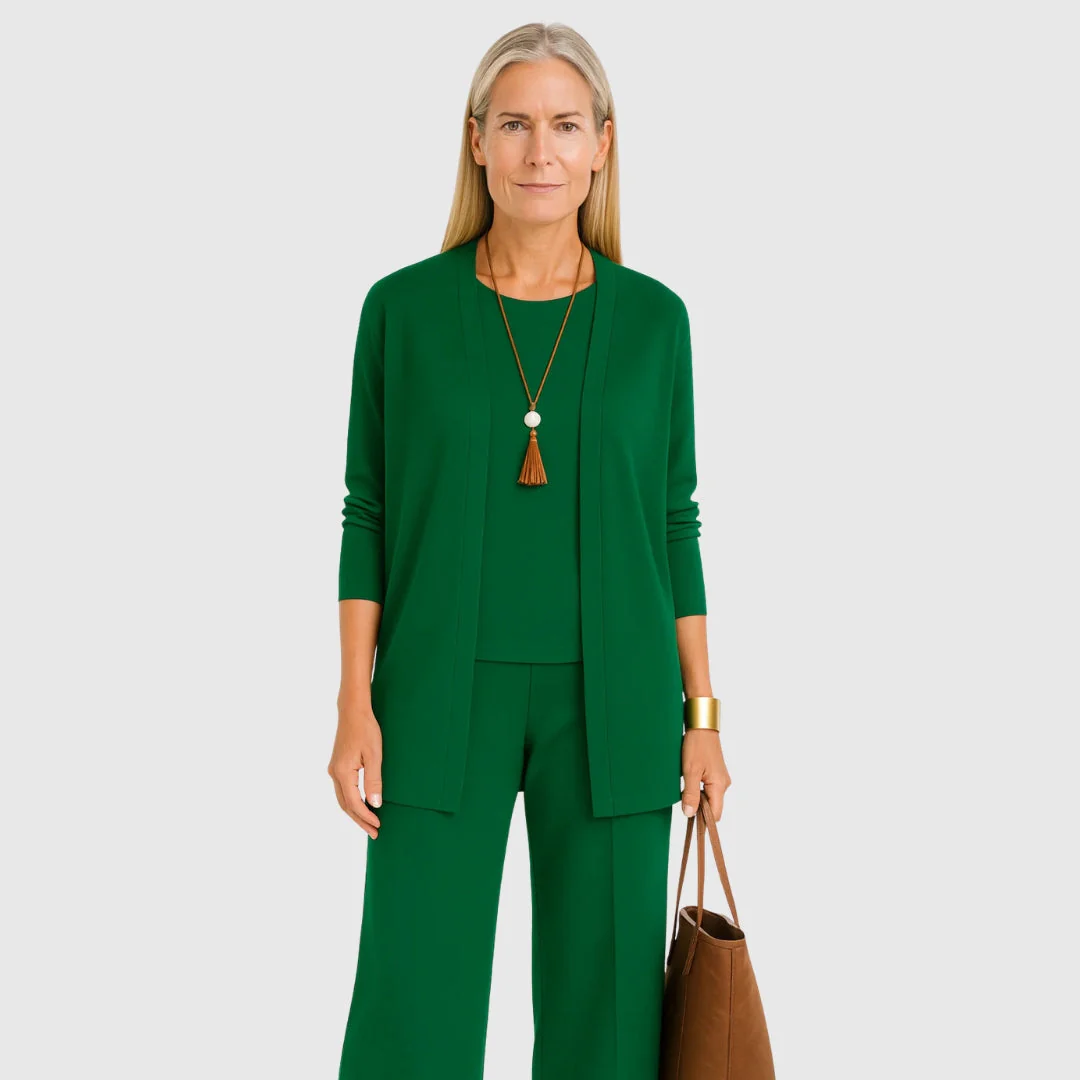 Kirsten | Damen Minimalistisches Dreiteiliges Lounge Set - Image 7