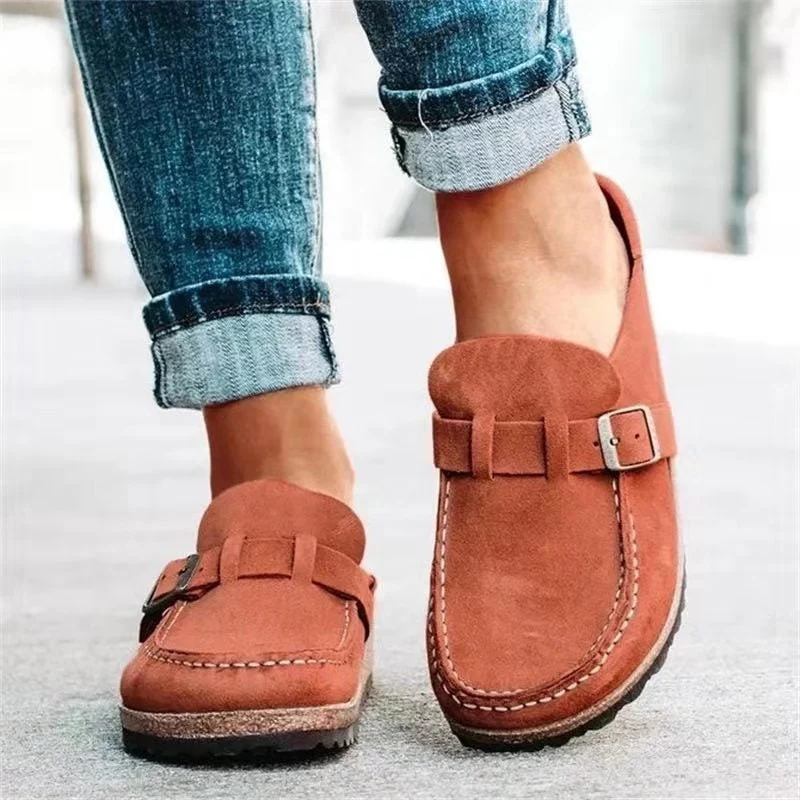 Kirsten | Damen Schnallen Slip-On Loafer - Image 2