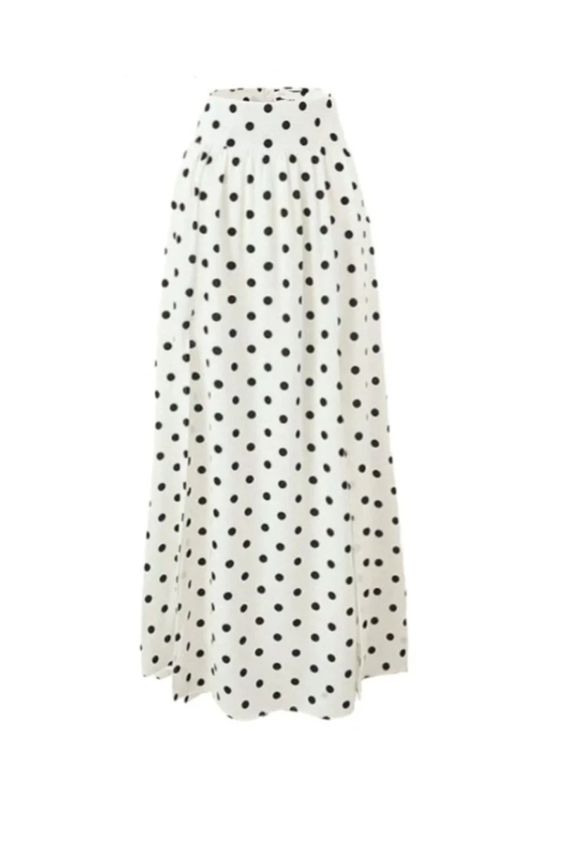 Kirsty- Ellie Polka Dot Rock Satz Weiß - Image 7