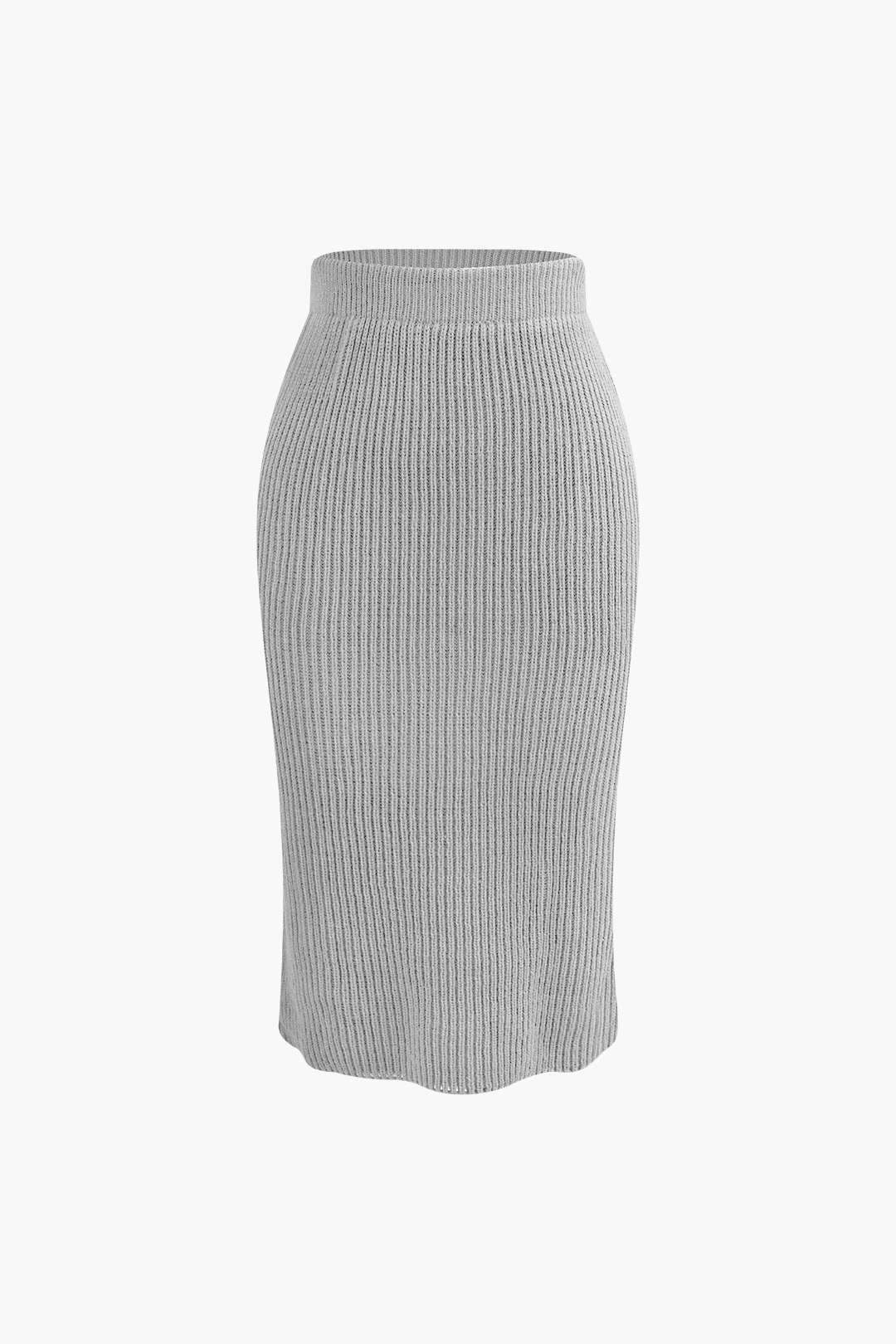 Klara | Elegantes Strick-Set mit Wickel-Oberteil & Bleistiftrock - Image 13