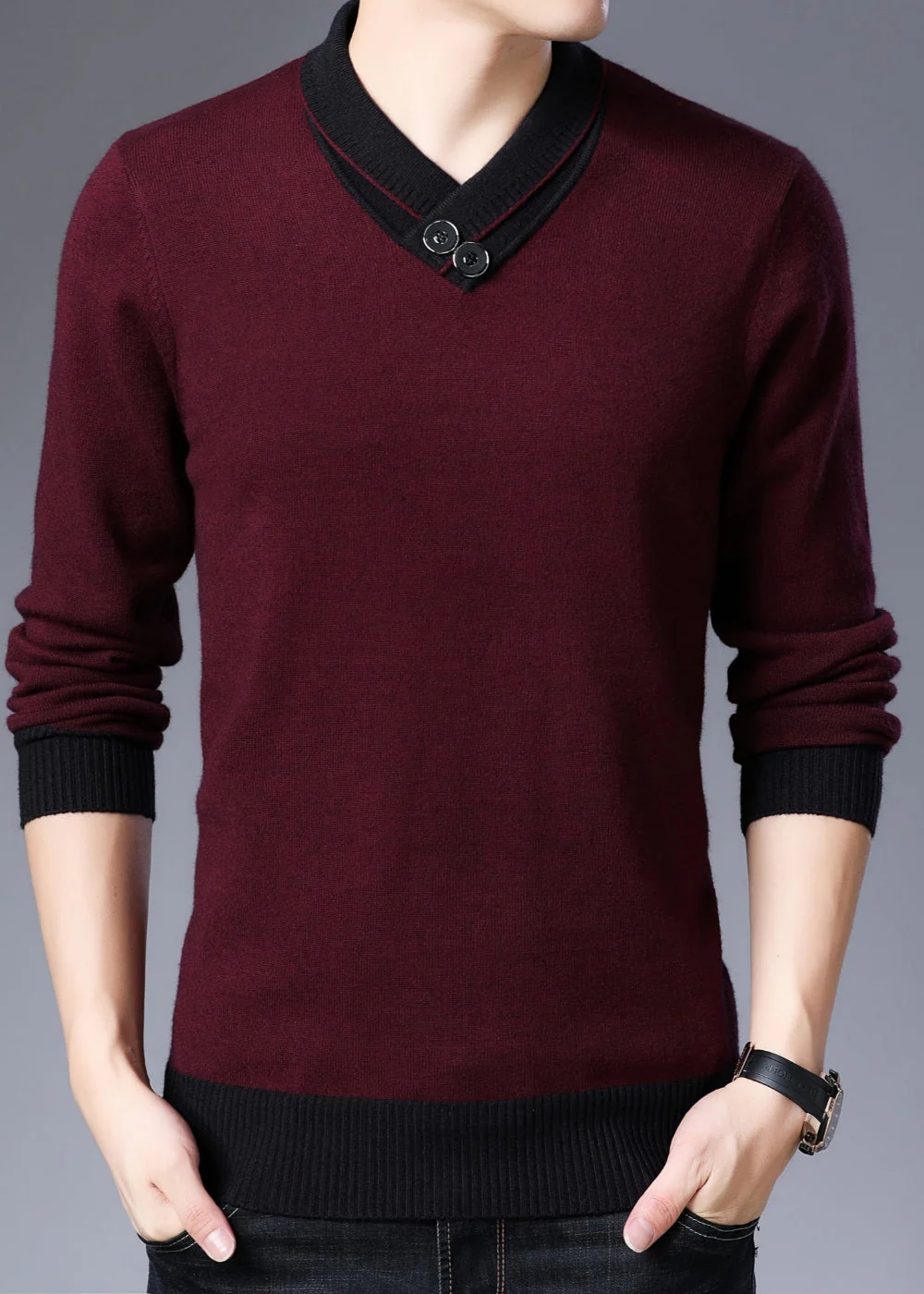 Klassisch eleganter Pullover - Marky - Image 3