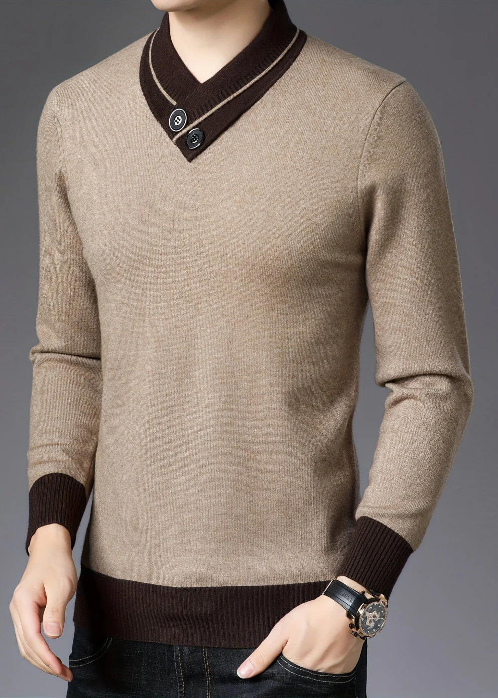 Klassisch eleganter Pullover - Marky - Image 4