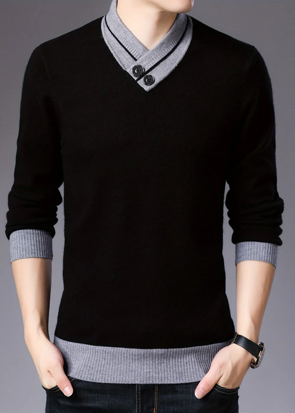 Klassisch eleganter Pullover - Marky - Image 5