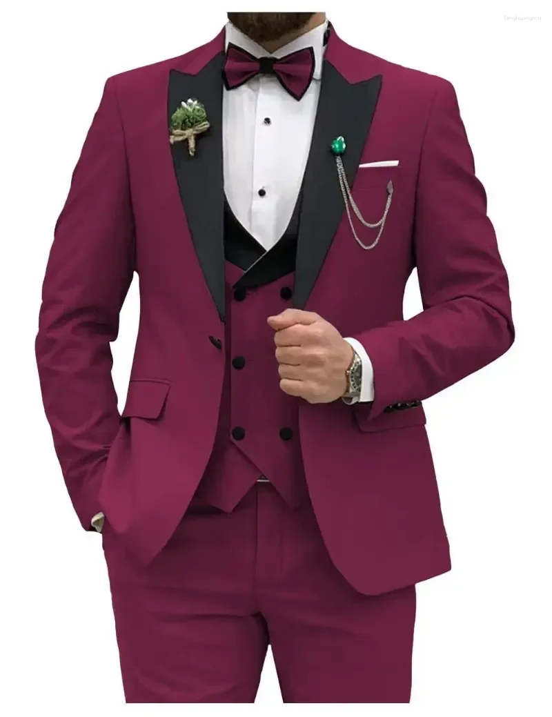 Klassisch Herren Hochzeitsgast Anzug | Dreiteiliger - Image 5