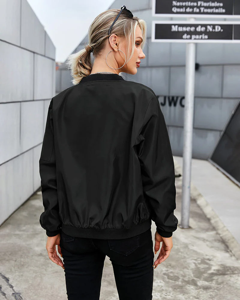 Klassische Bomberjacke für Damen - Image 4