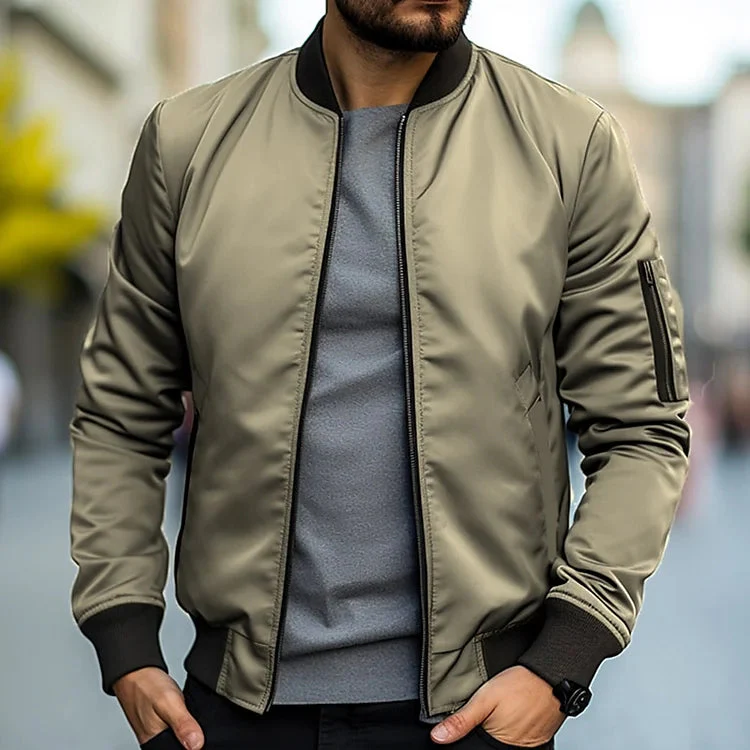 Klassische Bomberjacke für Männer - Hartwig - Image 4