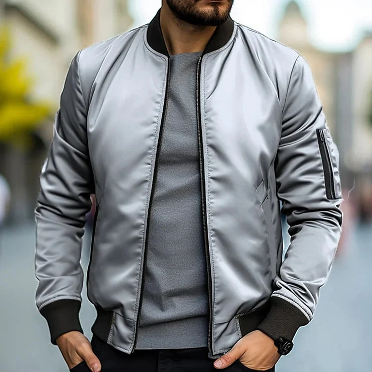 Klassische Bomberjacke für Männer - Hartwig - Image 6