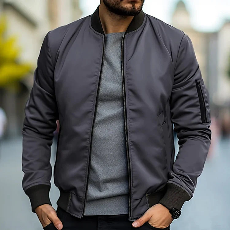 Klassische Bomberjacke für Männer - Hartwig - Image 7