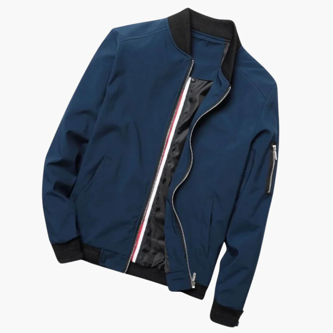 Klassische Bomberjacke für Männer - Reißverschluss und Stil - Image 2